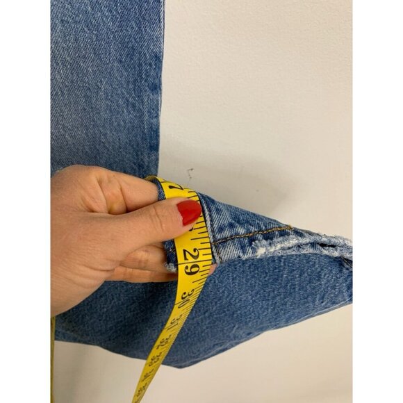 Levi's Premium Big E Button Fly Women's High-Rise 501 Jeans Sz W 28 L 30 Cotton - Picture 9 of 13
